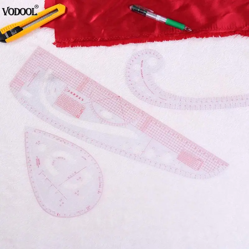 VODOOL DIY Одежда Лоскутная многолинейная шва одеяло шитье кривая линейки рисунок