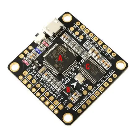 Matek Systems F405-STD BetaFlight STM32F405RGT6 Контроллер полета встроенный Инвертер OSD для SBUS Вход для FPV Racing Quad Drone