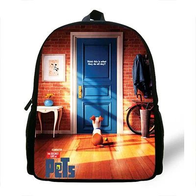 12-дюймовый детский милые животные сумка для детей с изображением «Тайная Лифт Of Pets, студенческий рюкзак, так же подходит для младенцев школьная сумка для детей - Цвет: C7642