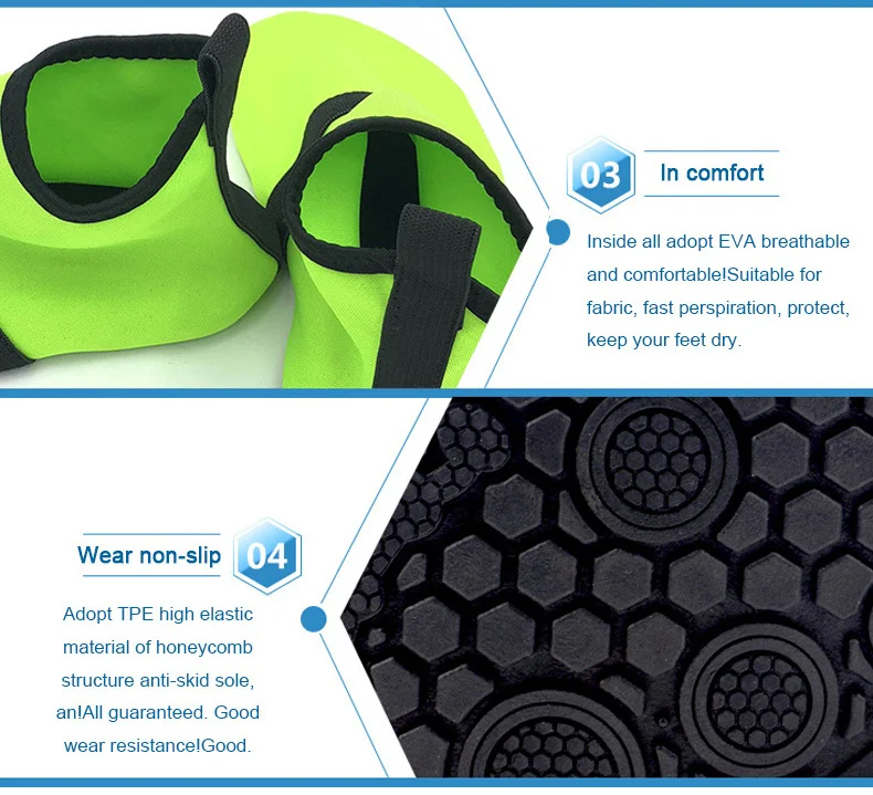 1 (18)Fashion Kid Aqua Shoes 4 Color Beach Stretch Fabric Quick Drying Sandals Light Breathable Anti Slippery Children Shoes