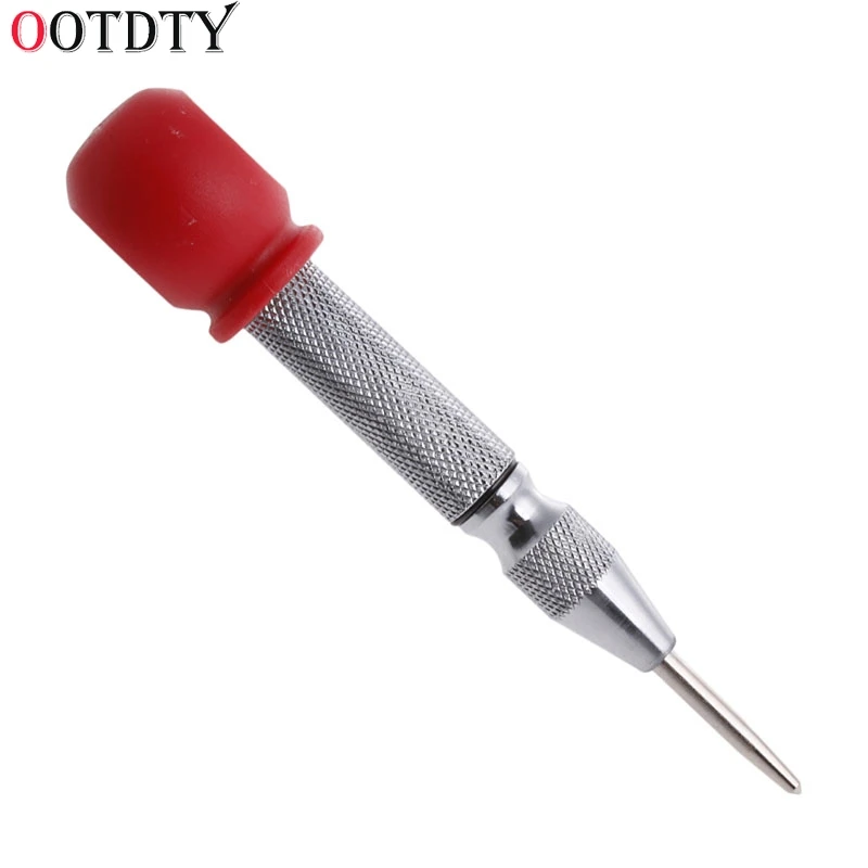 

Semi-Automatic Center Chisel Punch Hole Impact Spring Loaded With Protective Sleeve Hand Tools New