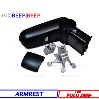 

Car armrest for Volkswagen Polo 2009- centre console storage box arm rest rotatable car styling interior decoration