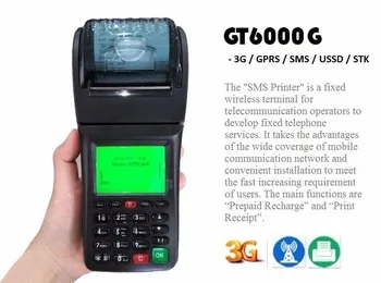 Ручной POS 3G принтер для системы парковки и Resataurant печати заказа еды билета |