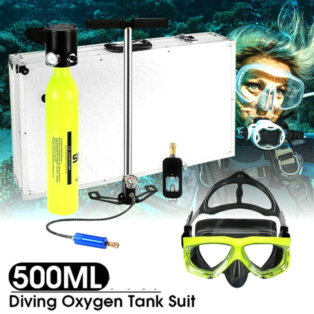 

Mini Scuba Oxygen Air Tanks Diving Equipment for Snorkeling Underwater Breathing Regulator Cylinder Gear Accessories