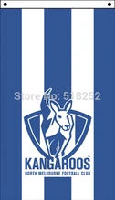 AFL Kangaroos Flag 3×5 FT 150X90CM Banner 100D Polyester flag 2012, free shipping
