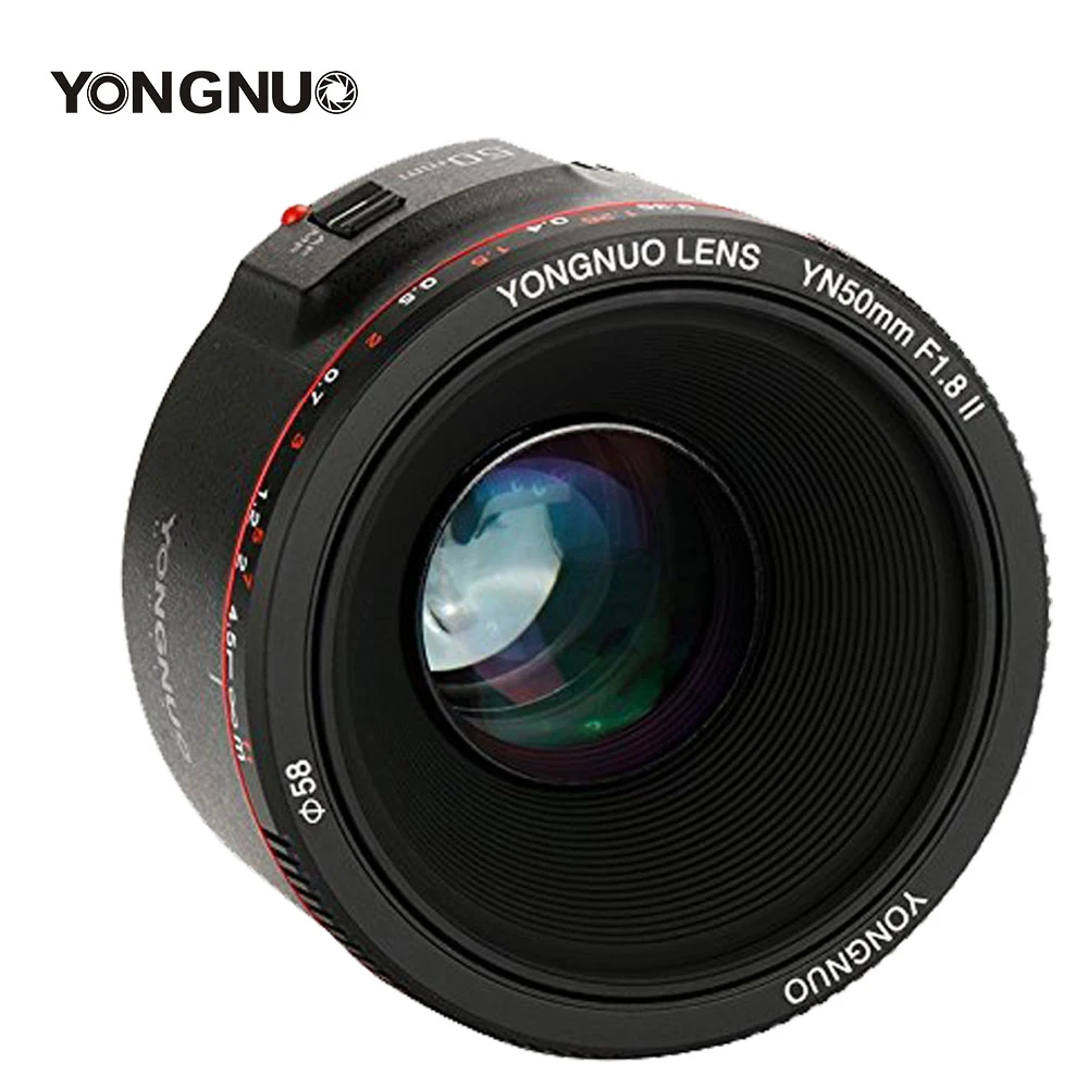 

YONGNUO YN50mm F1.8 II F1.8 Large Aperture Bokeh Effect Camera Lens Auto Focus Lens for Canon EOS 700D 750D 5D 600D DSLR
