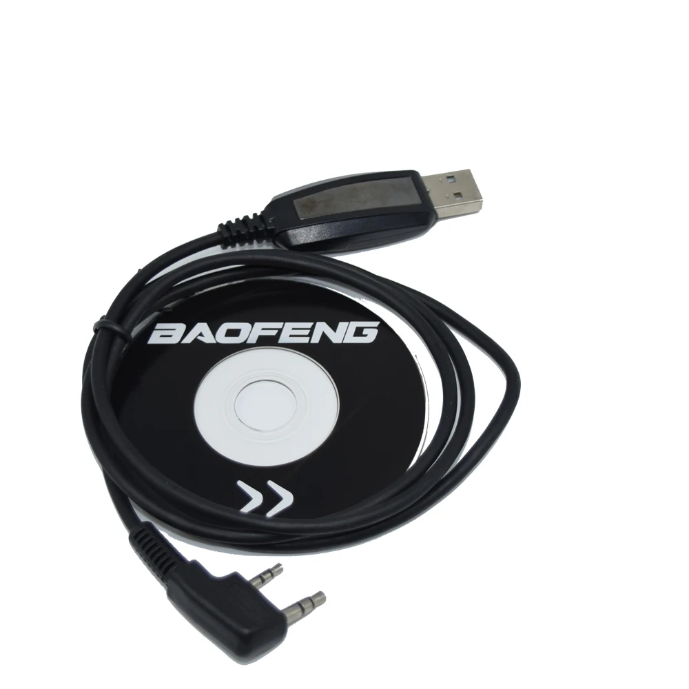 

Baofeng USB Programming Cable Driver CD For UV-5R UV-5RE Pofung 888S UV-82 UV-B5 Two Way Radio portable Walkie Talkie Hot Sale