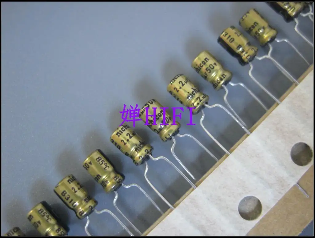 2020 hot sale 20PCS/50PCS Nichicon original Japanese electrolytic capacitor 50v2.2uf 4x7 free shipping new 4pcs lot for tcl 50l2 50d6 50v2 d50a360 d50a730u 50u3900c 50u6600c 50ud6306 50ud6406 50s425 50p65us 50s421 50s423 lvu500nd