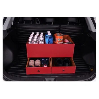 

Car trunk storage box for Car SUV trunk organizer storage box for Benz Ford BMW large stuff tail box supplies travel