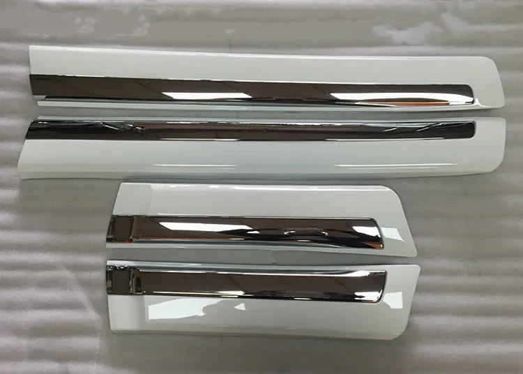 

eOsun Car body door plate strips protection for Toyota Land Cruiser LC200 4000 4600 4700 5700