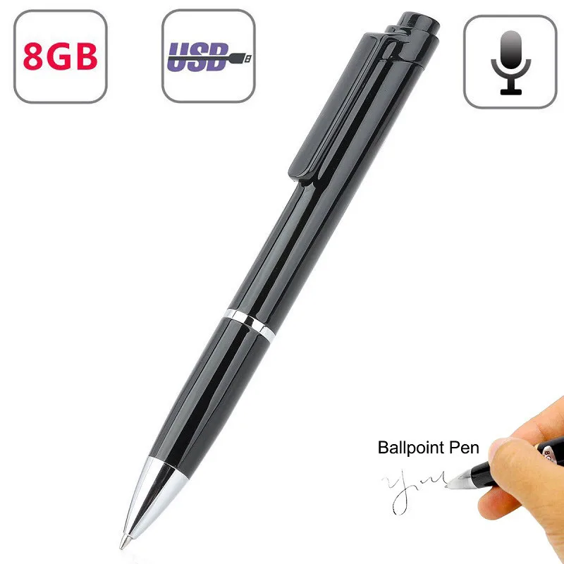 Kopen Hot koop Draagbare Digitale Voice Recorder Pen Ruisonderdrukking Stereo Audio Opname USB Flash Lossless Mp3 speler Grabadora