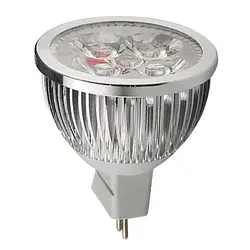 8x MR16 4 Вт Светодиодные лампы прожектор высокой Мощность теплый белый свет лампы пятно лампы
