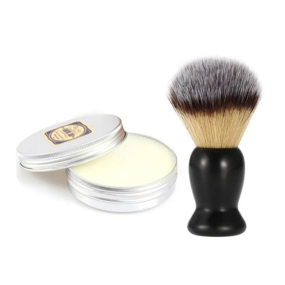 shave brush and soap