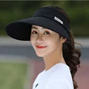 Sombreros de sol con letras para mujer, sombrero con visera grande y visera de ala ancha, gorros de playa con protección UV, gorro femenino ► Foto 3/6