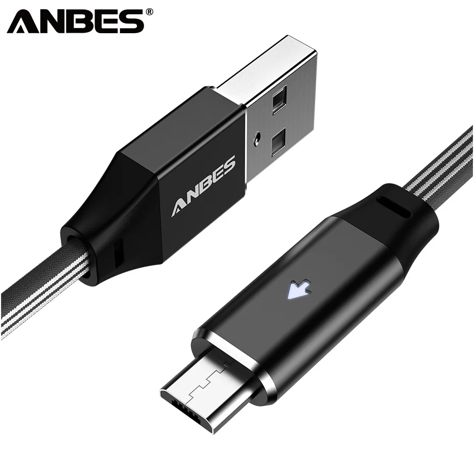 

ANBES 1m Magnetic Micro USB Type C USB C Cable Sync Data Phone Cables Fast Charging Magnet Charger Cord for Xiaomi Samsung
