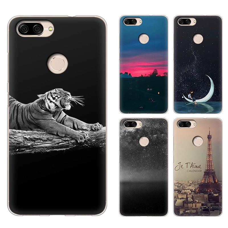 

Case For Asus Zenfone Max Plus ZB570TL,Mobile Phone Shell, TPU Material Painted Beautiful Cartoon Color Painting Case.46 Colors!