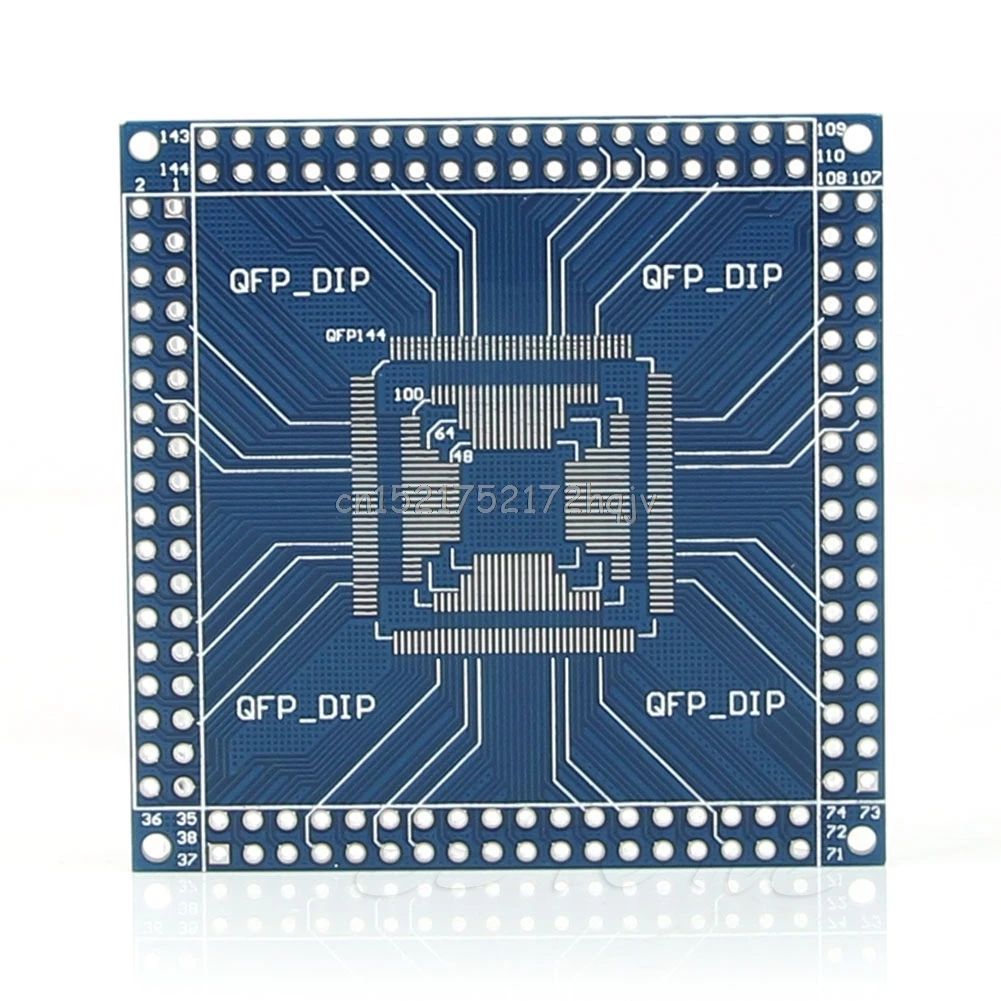 

New QFP/TQFP/LQFP 32/44/48/64/100/144 pin to DIP Pin Board Adapter Converter Module O31 dropship