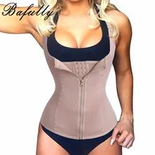 Боди Женщины Молния Талии Тренер Синта Modeladora Органа Shaper Пластика Талия Cincher Похудения Топы Корректирующее Белье