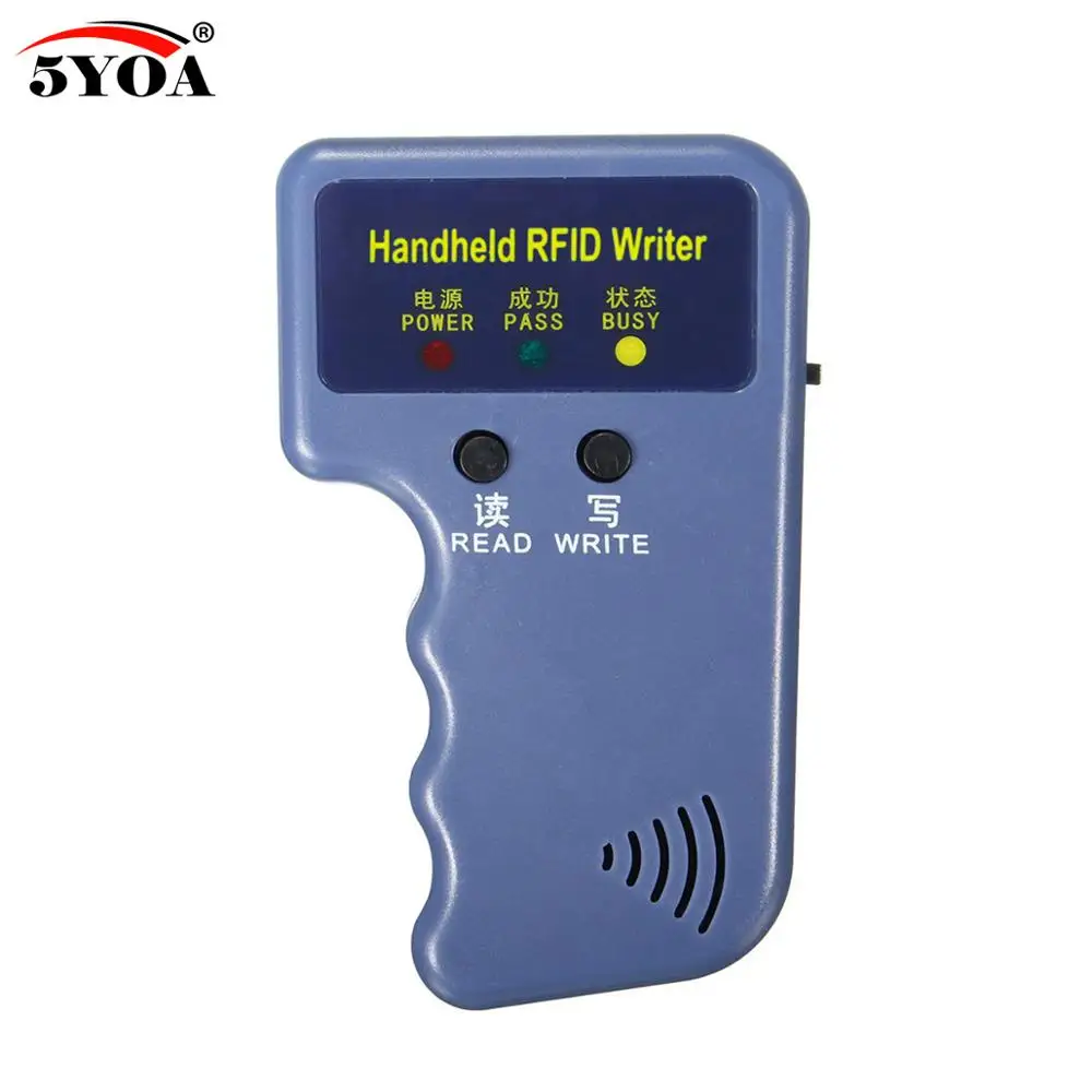 IDW01 writer Ручной 125 кГц RFID Дубликатор Копиры писатель программист читатель+ 6 клавиш+ 6 шт. карты EM4305 T5577 перезаписываемый ID брелки теги карта - Цвет: IDW01 writer