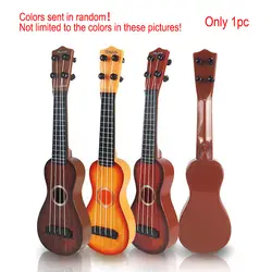 Моделирование игрушки, музыкальные инструменты 4 строки Гавайские гитары укулеле мини обучения Развивающие игрушки укулеле для детей