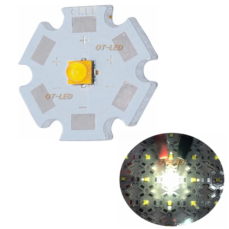 100pcs Cree Xte Led Xte 15w Led Emitter Pure White 6000k Neutral