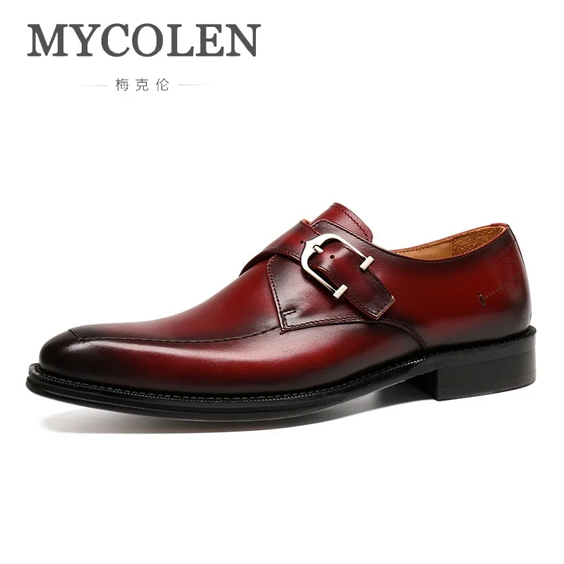 

MYCOLEN Luxury Product Designer Leather Shoes Men Formal Business Leather Shoes Pointed Wedding Shoes Scarpe Eleganti Men