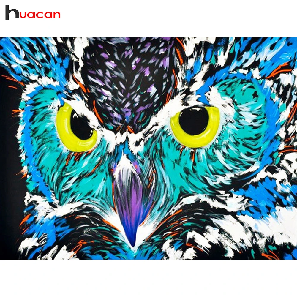 

Diamond Painting Diamond Embroidery Full Square Cartoon Diamond Mosaic Cross Stitch Owl Picture Of Rhinestone Cube Festiva Gift