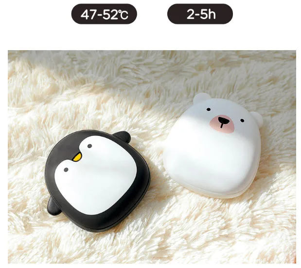 Грелка для рук USB мини мобильный обогреватель милый медведь Пингвин зимний Бестселлер нагреватель персональный уход инструменты