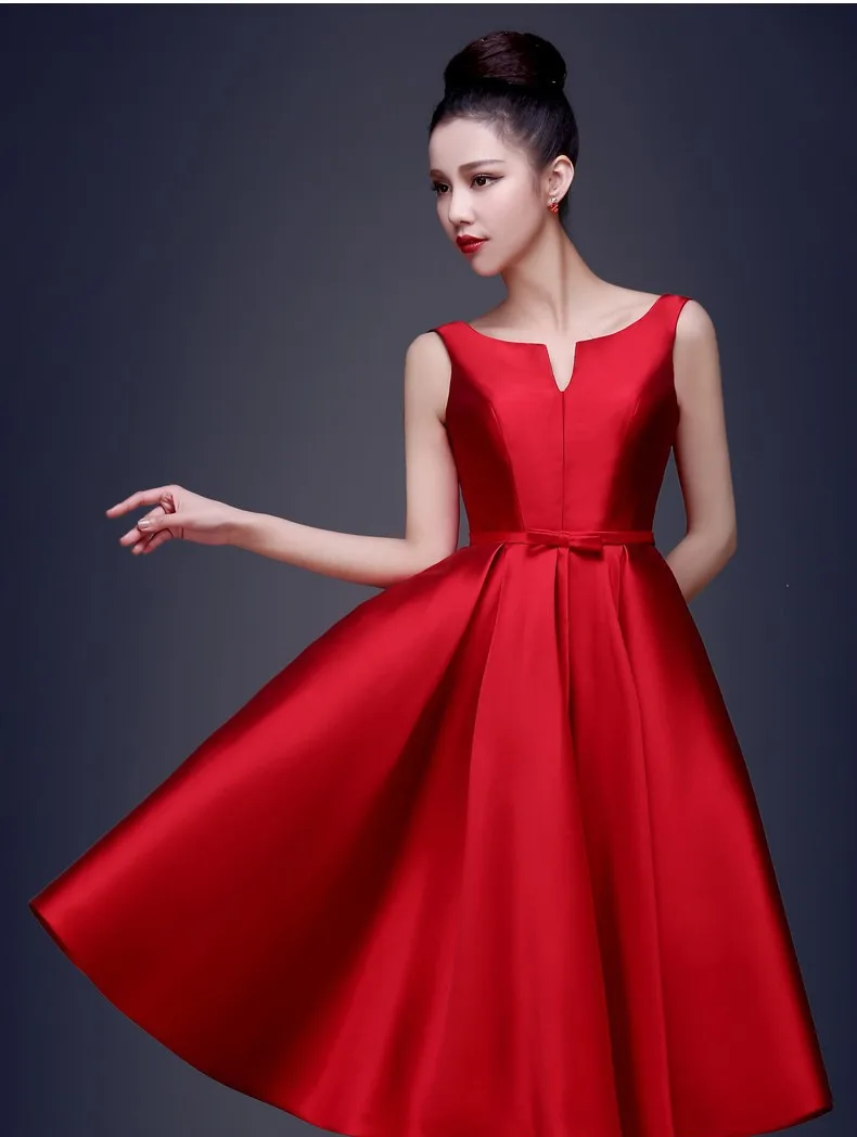 A-line Plus Size Formal Banquet Dresses,Robe De Soiree ,Simple Cocktail Dress