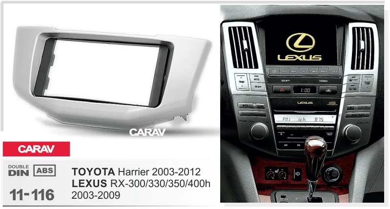 CARAV 11-116 Car Radio Installation Trim Fascia Panel