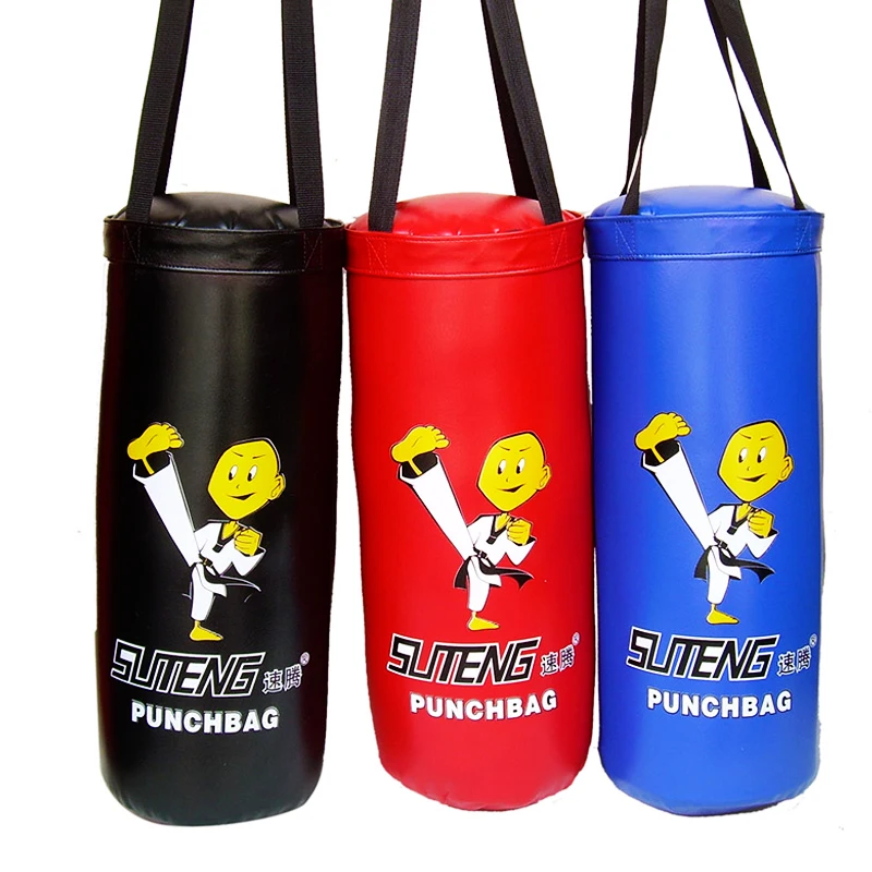 SUTEN Boxing Sandbag Gloves Set Cartoon Children Training Fitness MMA Punching Bag Empty Kick Muay Thai Boxer Protective Gear