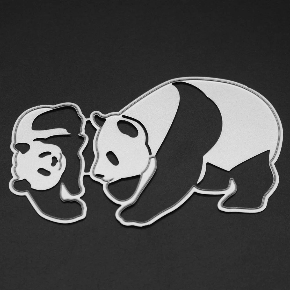  China Panda Metal Cutting Dies Stencils For DIY Scrapbooking Craft Dies Photo Frame Invitation Stam - 32963374267