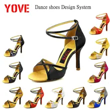 YOVE Design System w124 8 DIY Dance Shoe Women s Latin Salsa Dance Shoes