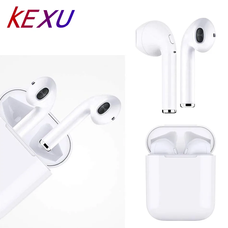 KEXU I9S TWS Wireless Earphone Portable Bluetooth Headset Invisible Earbud for IPhone X 8 Plus For Xiaomi Mobile Android Phones |