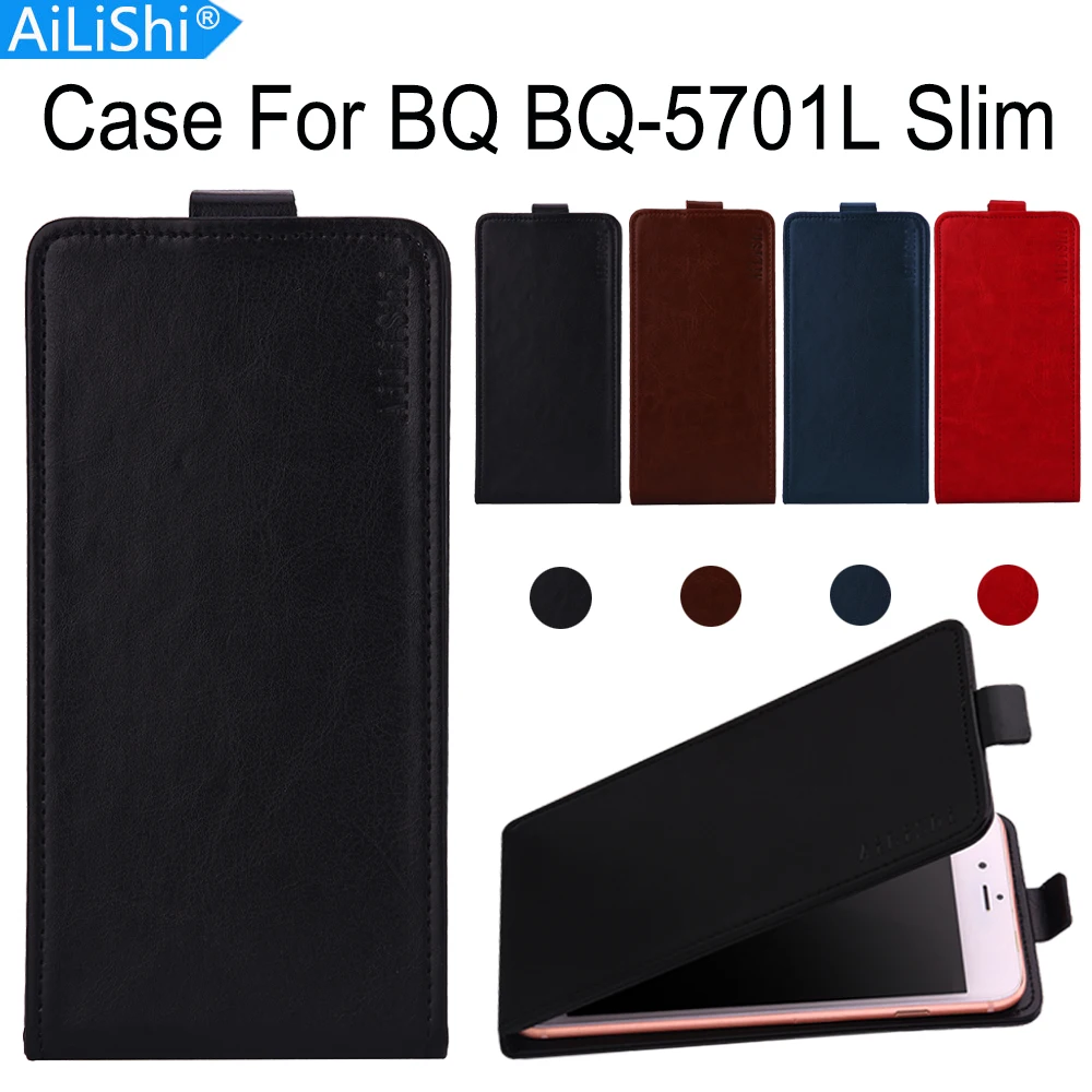 

AiLiShi Case For BQ BQ-5701L Slim Luxury Flip PU Leather Case BQ 5701L Exclusive 100% Phone Cover Skin+Tracking In Stock