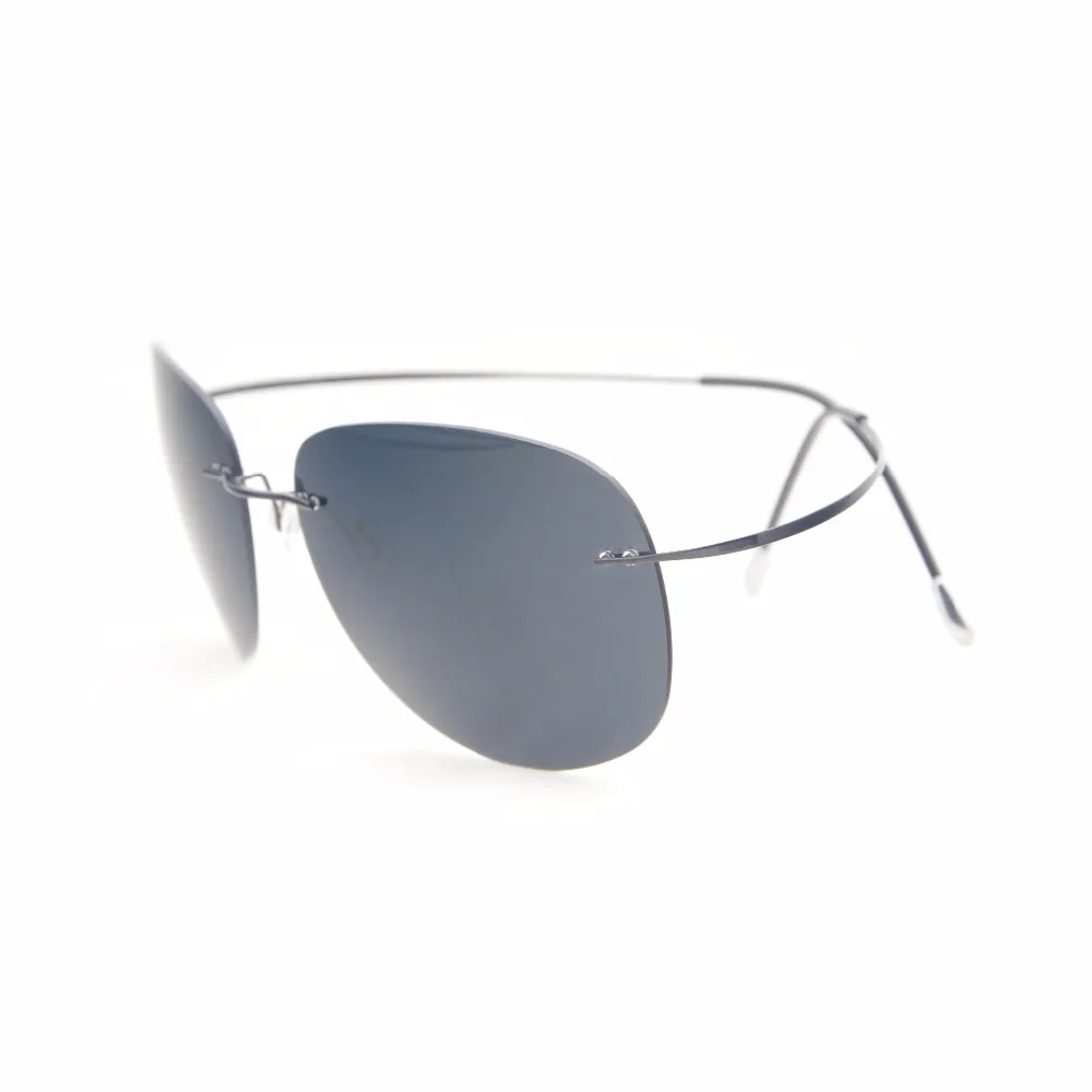 

S1501 Eyekepper Rimless Titanium Frame Polarized Sunglasses
