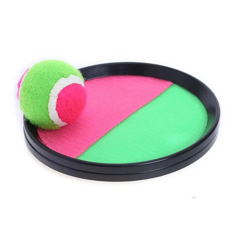 Children Kids Plastic Throwing Sticky Ball Target Plate Dart Board Games Indoor Outdoor Sports Toys for Park Party Beach Garden