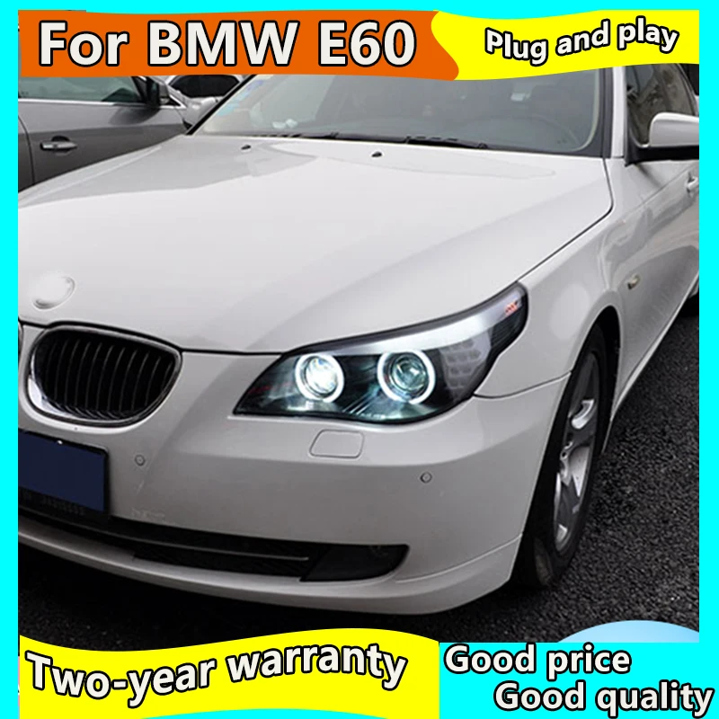 Автостайлинг для 5 серии E60 фасветильник s 2003-2010 светодиодный ная фара ангельские