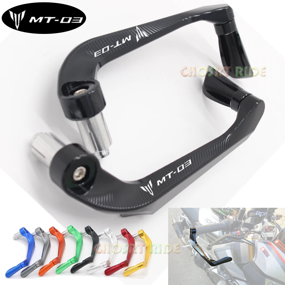 

Universal 7/8" 22mm Motorcycle Handlebar Brake Clutch Levers Protector Guard For Yamaha MT-03 MT 03 MT03 2006-2011