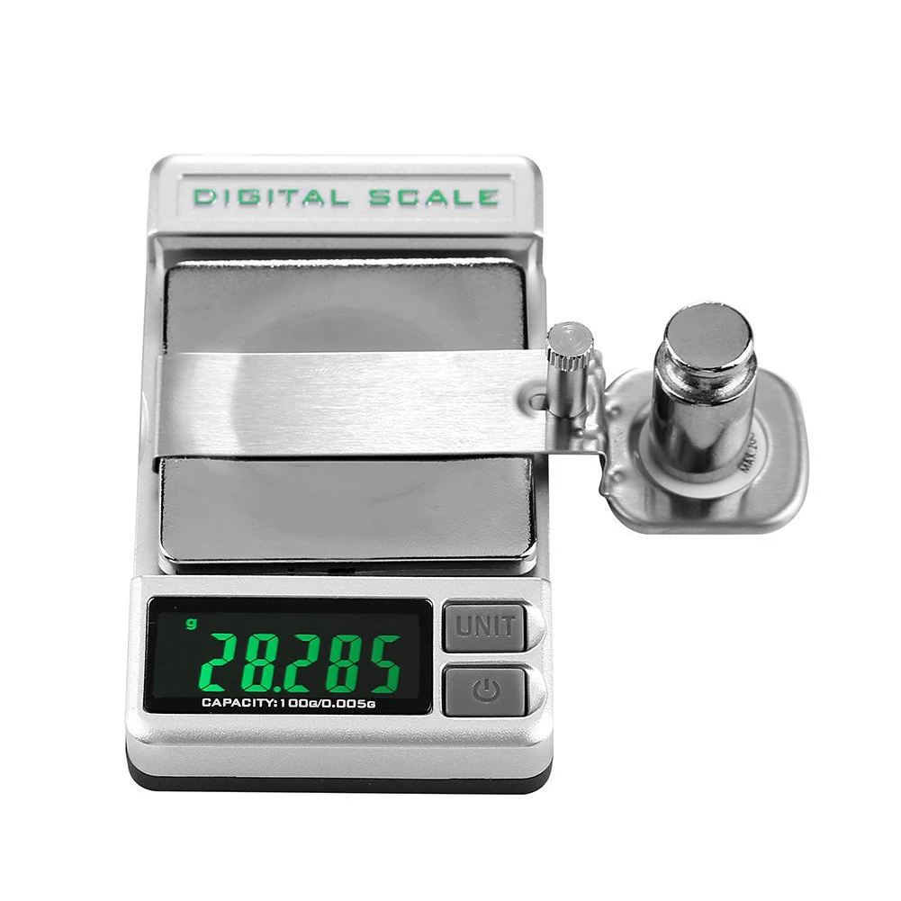 

Turntable Stylus LCD Display Balance Gram Pocket Mini Jewelry Weight Electronic Hanging Digital Scale Portable Dual Use
