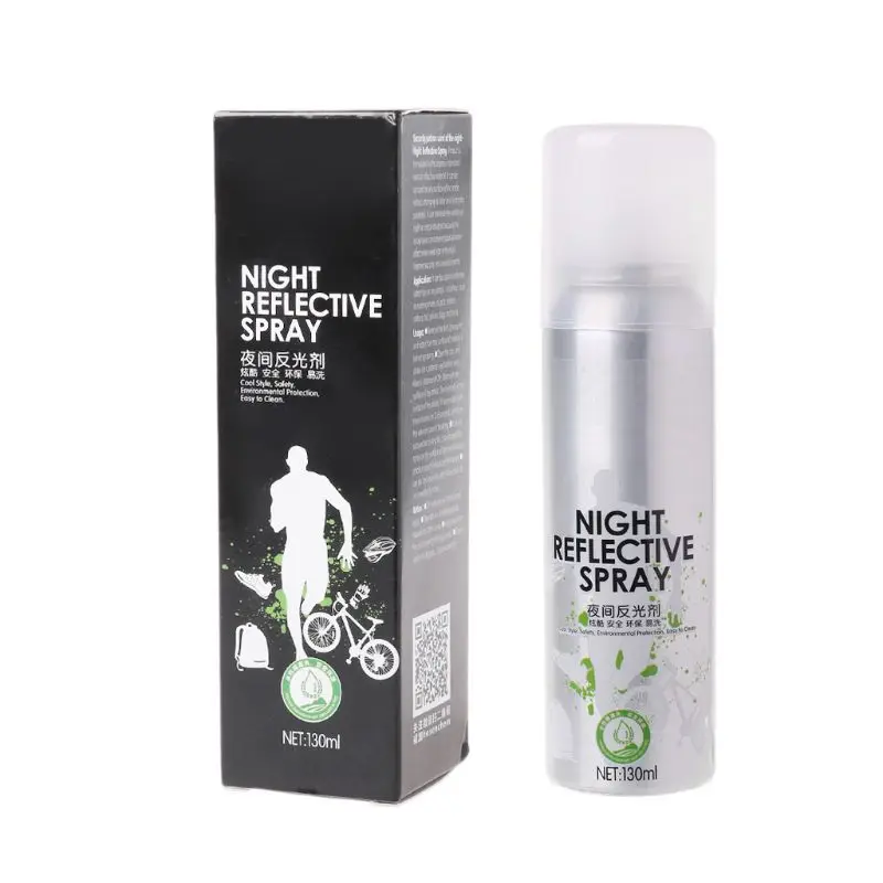 

OOTDTY Hot Night Reflective Spray Running Bike Fluorescence Paint Anti Accident Safety Mark