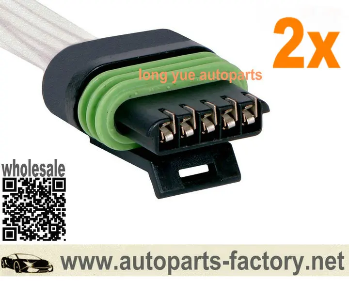 

long yue 2pcs 5-way ACDelco PT1072 MAF sensor Connector Pigtail (Emissions) 6