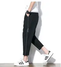 M~5XL New Men’s Clothing Plus size nine point pants casual pants Korean version Haren pants