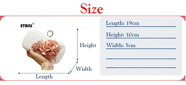 ETAILL, модная женская вечерняя сумочка, жемчужный цветок, клатч, сумочка, кошелек, для свадьбы, вечерние, для банкета, для девушек, сумка через плечо