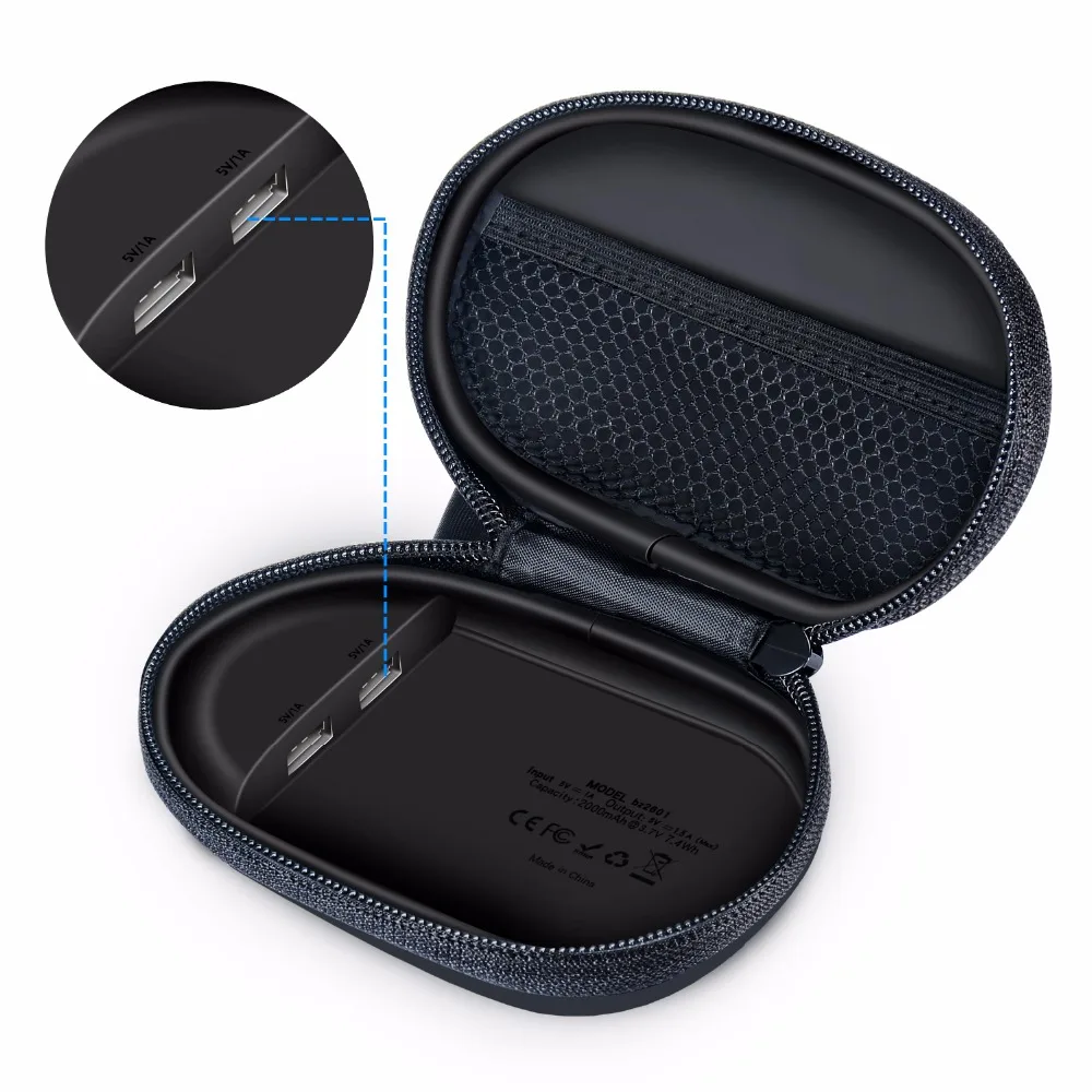 2020 Headphone Charging Case for Senso SoundSport Powerbeats2 Powerbeats3 BeatsX Bose Quietcontrol 30 Phaiser BHS 730 Headphones