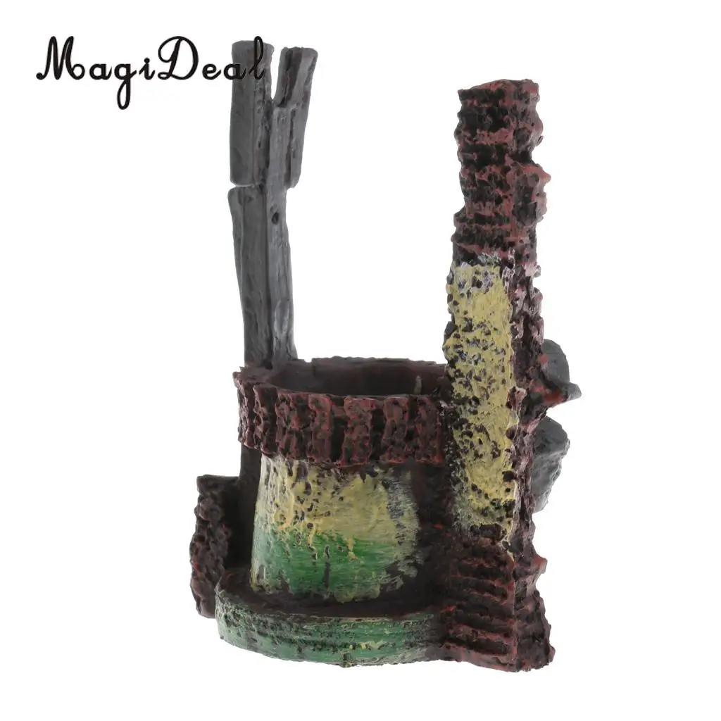 MagiDeal Sand Armor Scene Building Simulation Resin Dry Well Casket Coffin Model Toys for Diorama Wargame