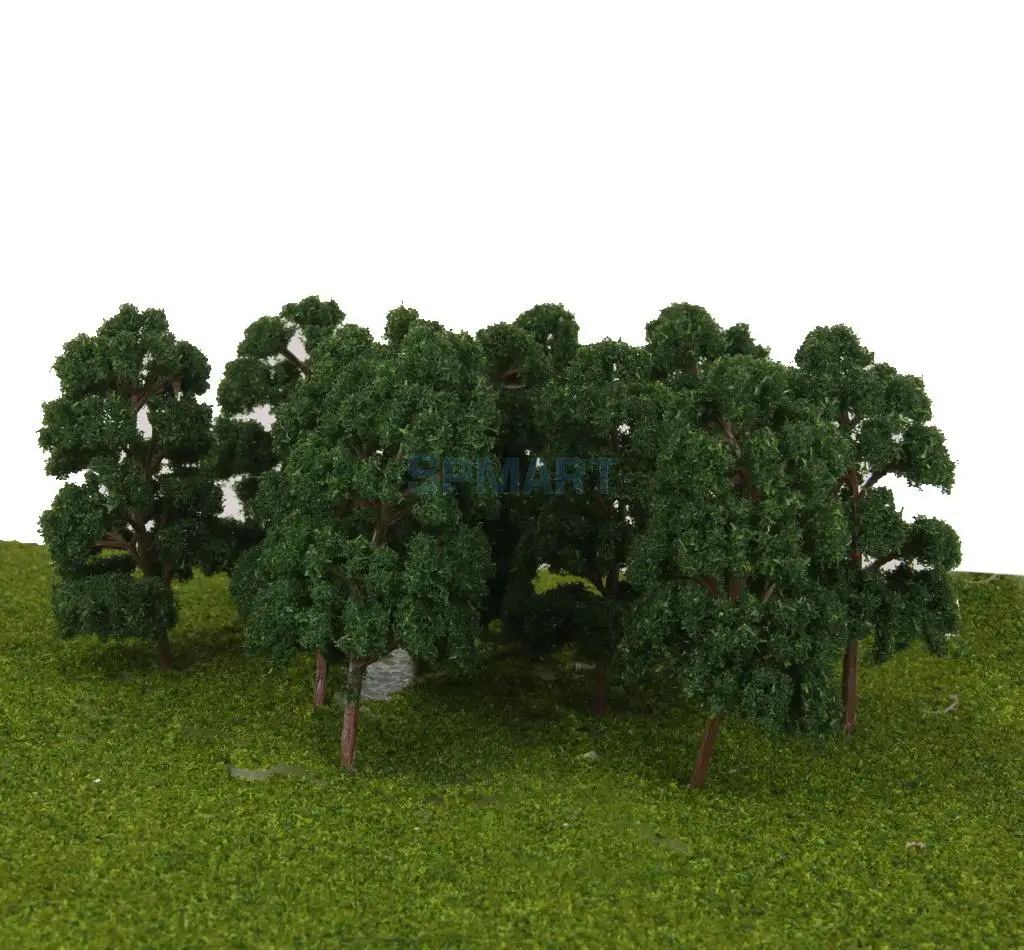 20 Trees Model Train Railroad Wargame Diorama Scenery Landscape HO N Scale