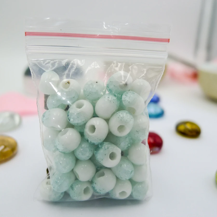 

Jingdezhen Ceramic beads oblate Yoga Procelain bead for jewelry making 6mm 50pieces/lot beads #A513A