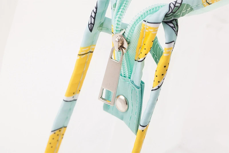 PURDORED2 шт/комплект прозрачная сумка-косметичка для путешествий по ПВХ, одежда с принтом «лимон Макияж сумка Для женщин Водонепроницаемый