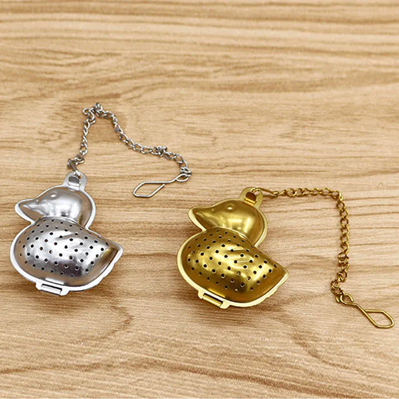 Stainless Steel Teapot Tea Strainer Duck Shape Mesh Tea Infuser Filter Reusable Tea Bag Spice Delicate Tea Tool Accessories Stainless Steel Teapot Tea Strainer Duck Shape Mesh Tea Infuser Filter Reusable Tea Bag Spice Delicate Tea Tool Accessories